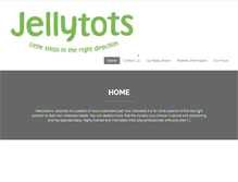 Tablet Screenshot of jellytotsnursery.com